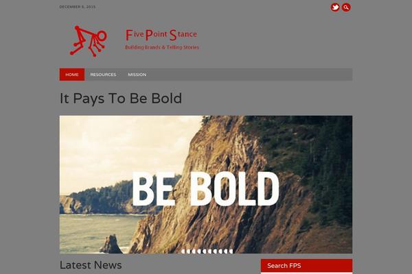 The Newswire theme site design template sample