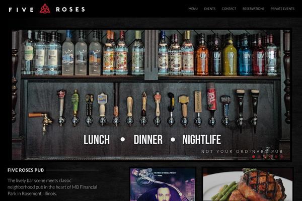 fiverosespub.com site used Tgcustom