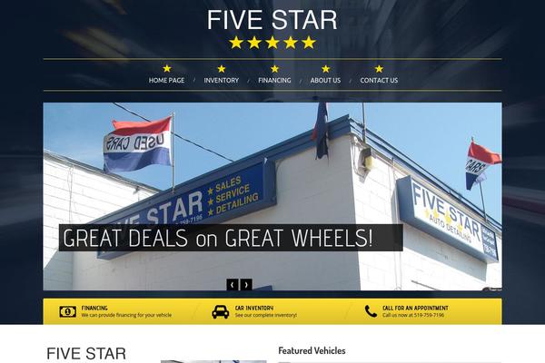 fivestarauto.ca site used CarPress