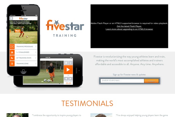 fivestartraining.com site used Always
