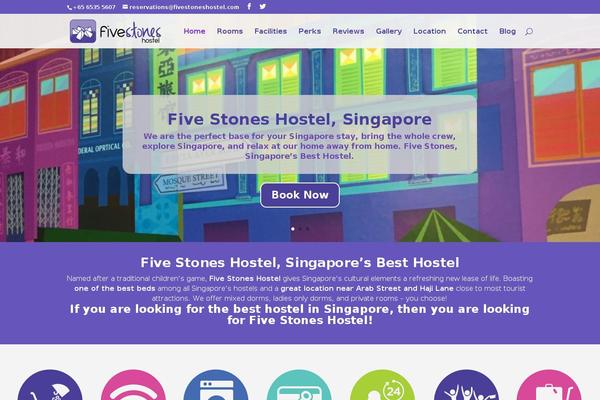 Divi theme site design template sample