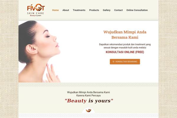 Zephyr theme site design template sample