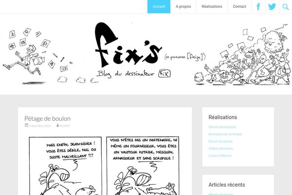 Radiate theme site design template sample