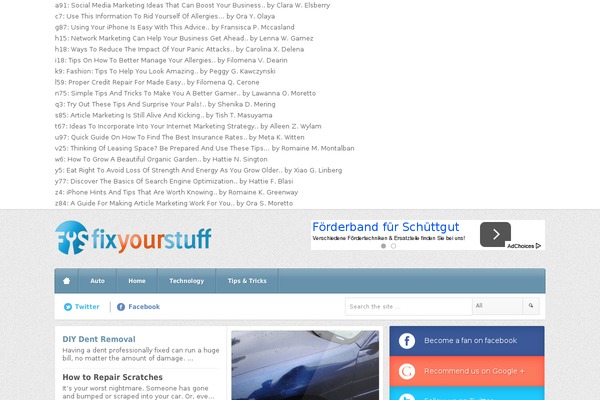 fix-your-stuff.com site used Felici