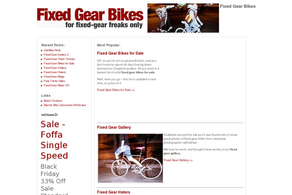 fixedgearbikes.net site used Phpbay-limau-red