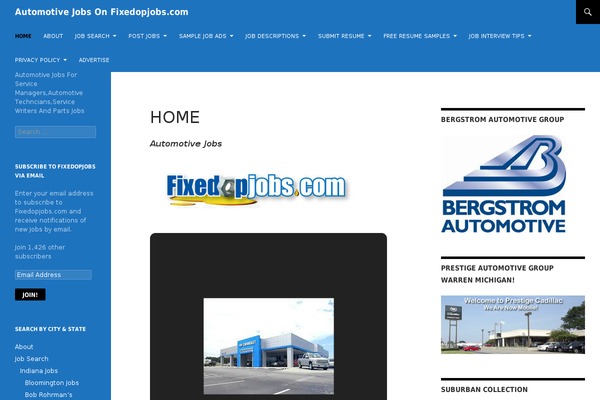 Twenty Fourteen theme site design template sample