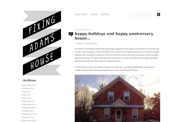 fixingadamshouse.com site used Fifty Fifth Street