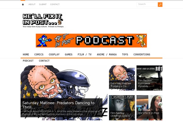 Spirit theme site design template sample
