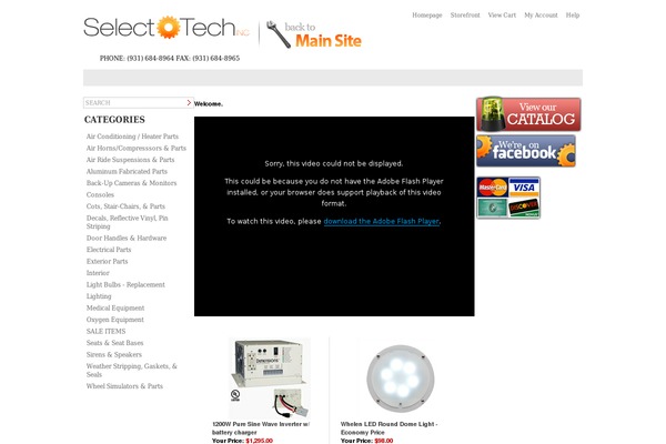 selecttech theme websites examples