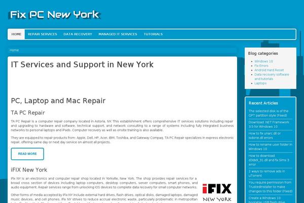 Service theme websites examples