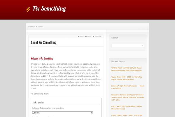 News theme site design template sample