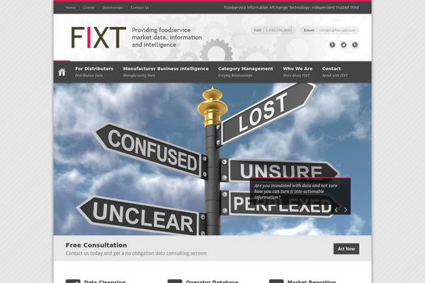 Infringe theme site design template sample