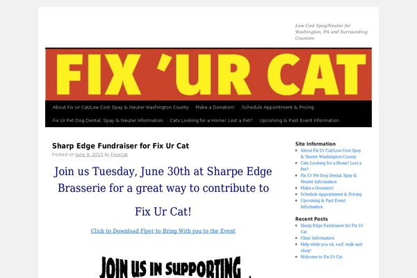 Twenty Ten theme site design template sample