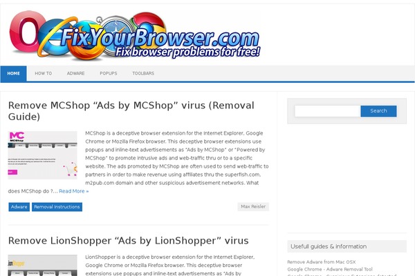 fixyourbrowser.com site used Asona