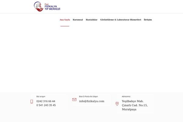 Medical-clinic theme site design template sample
