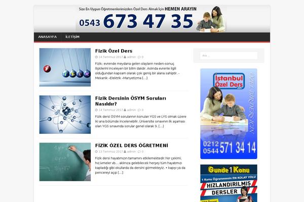 MH Magazine lite theme site design template sample