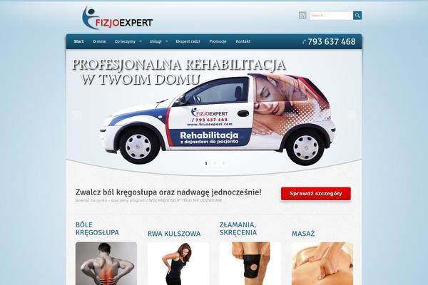 Wellness website example screenshot