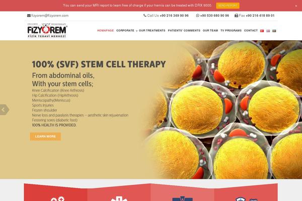 HEALTHFLEX theme site design template sample
