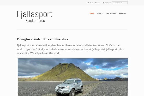 Site using Wooswipe plugin