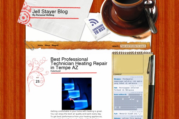 Morning Coffee theme site design template sample