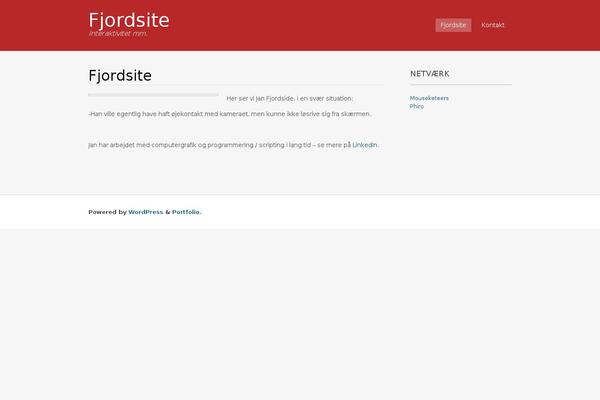 Portfolio Press theme site design template sample