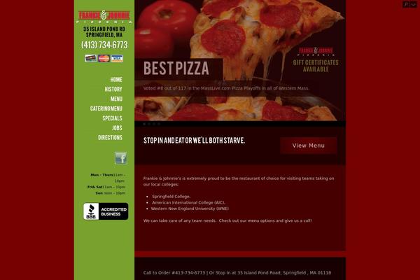 Myriad theme site design template sample