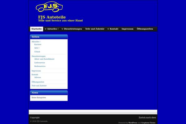 Graphene theme site design template sample