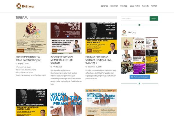 TrendyBlog theme site design template sample