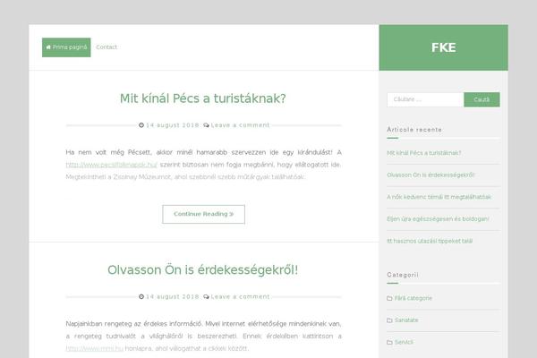 Lontano theme site design template sample