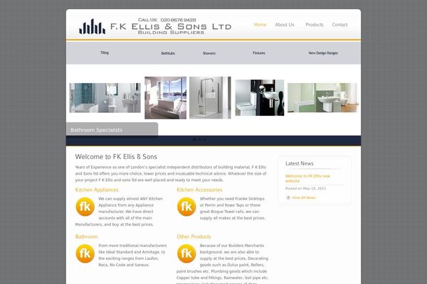 Ecobiz theme site design template sample