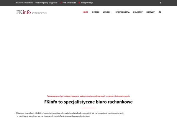 Redbiz-child theme site design template sample