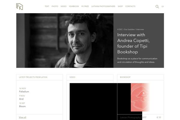 Site using Fancy Gallery plugin