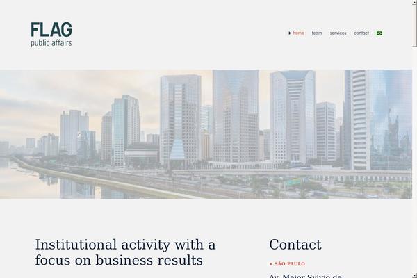 Flag theme site design template sample