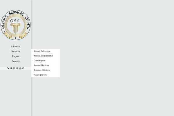 Impreza theme site design template sample