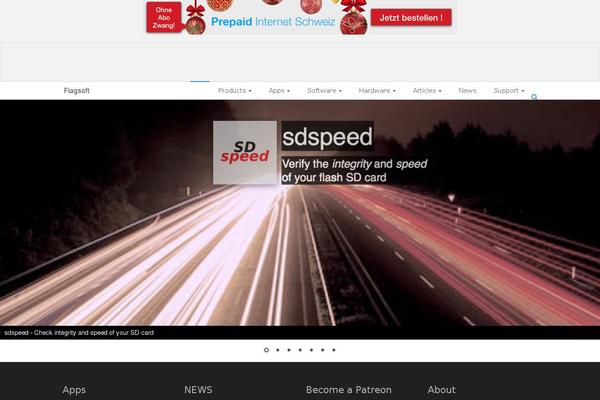 Site using Really Simple Popup plugin