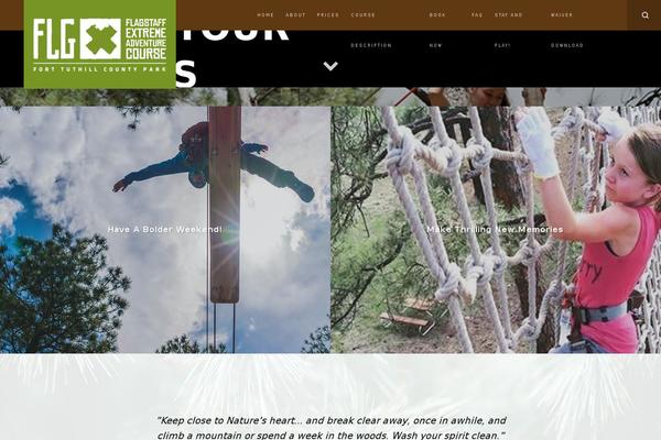 Gnar theme site design template sample
