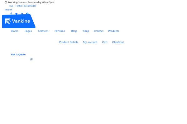 Site using Vankine-addons plugin
