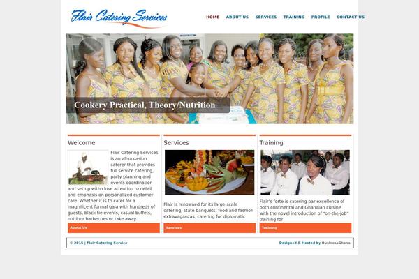 Flair theme site design template sample