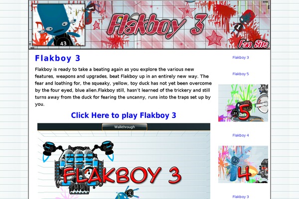 flakboy3.org site used Ad Flex Niche