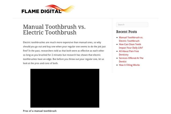 Hellish Simplicity theme site design template sample
