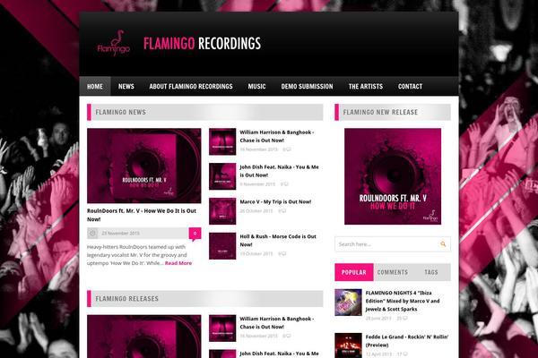 Megamag theme site design template sample