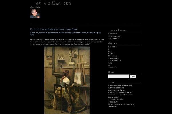 Minimalist theme site design template sample