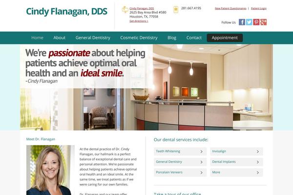 flanagansmiles.com site used Dental-starter