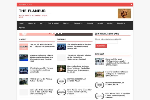 MH Magazine theme site design template sample