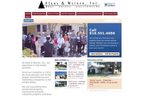 RealEstate theme site design template sample