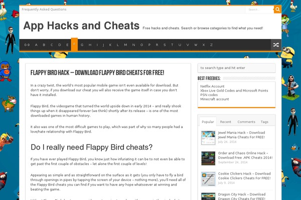 Site using Background Manager plugin