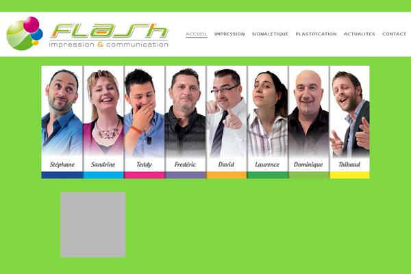 Site using Page-flip-image-gallery plugin