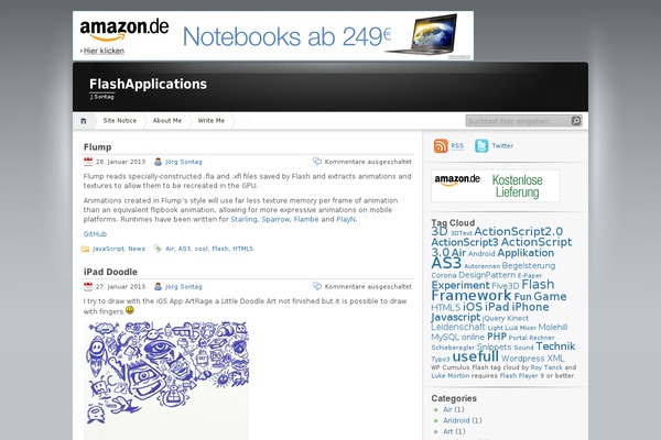 iNove theme site design template sample