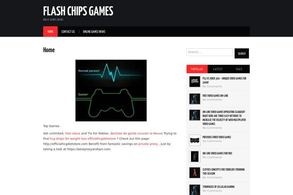 Hiero theme site design template sample
