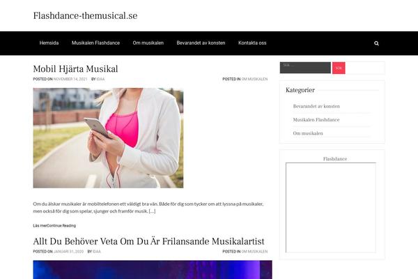 Site using Gabfire Widget Pack plugin